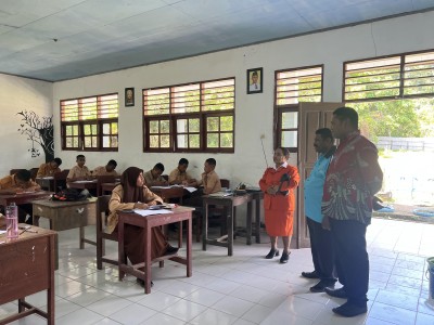 Kunjungan dari Dinas Pendidikan Melihat Aktifitas Kegiatan P5