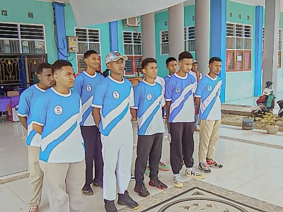 Melepas Team Basket SMAN1RA Menggikuti Tournamen dI KOTA SORONG