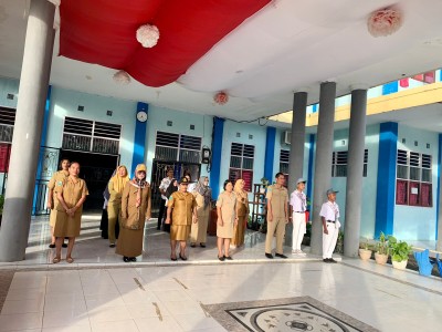 Upacara bendera Senin, 09 Januari 2023