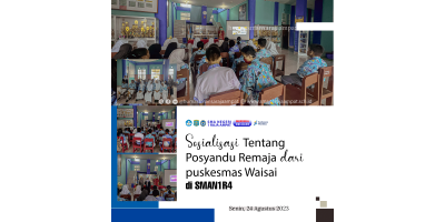 Sosialisasi Posyandu Remaja Dari Puskesmas Waisai R4 (24082023)