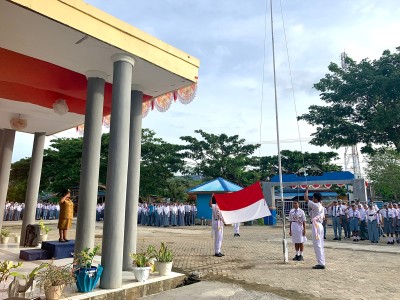 Upacara bendera Senin, 09 Januari 2023