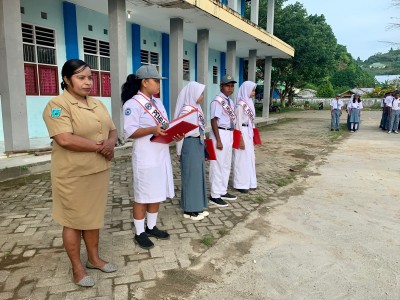 Upacara bendera Senin, 09 Januari 2023