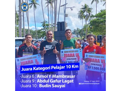 Lomba Bhayangkara RUN  Kab. Raja Ampat (27Juni2023)