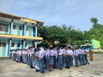 Upacara bendera Senin, 09 Januari 2023