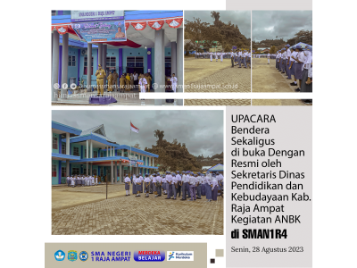 Upacara Bendera Senin, 28-08-2023 Sekaligus dibukanya Kegiatan ANBK