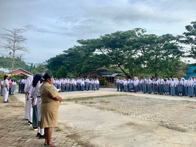 Upacara bendera Senin, 09 Januari 2023