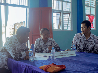 penyusunan Evaluasi Diri Sekolah (EDS) 8 Standar nasional pendidikan SMAN1RA