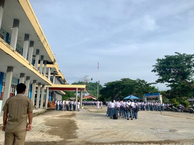 Upacara bendera Senin, 09 Januari 2023