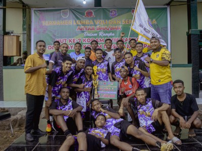 Juara I PERTANDINGAN BOLA HUT KODIM R4