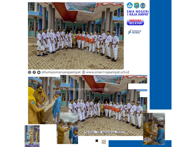 Upacara Bendera Senin, 28-08-2023 Sekaligus dibukanya Kegiatan ANBK